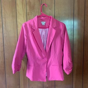 Pink blazer